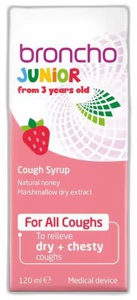 Bronchostop junior cough syrup 120ml product image
