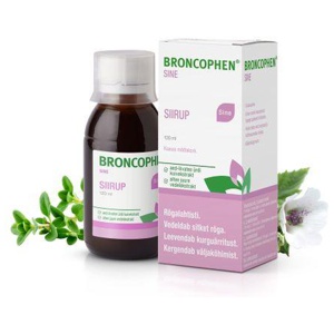 BRONCOPHEN SINE SIIRUP 8MG+55.3MG/ML 120 ml toote pilt