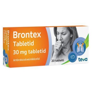 Brontex tabletid 30mg n20 toote pilt