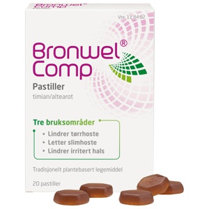 Bronwel Comp sugepastiller produktbilde