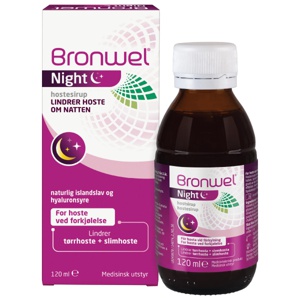 Bronwel Night hostesirup 120 ml produktbilde
