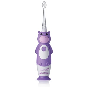 Brush-Baby Oppladbar Elektrisk Tannbørste, Flodhest, 1 stk. produktbilde