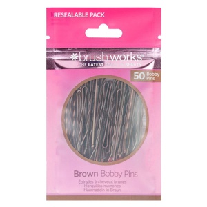 Brushworks Brown Bobby Pins produktbilde