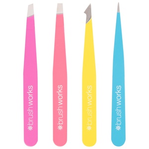 Brushworks HD 4 Piece Combination Tweezer Set produkt bild