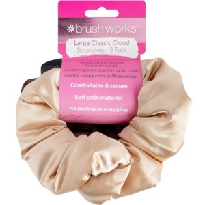 BrushWorks Large Classic Cloud Scrunchies 3-pack produktbilde