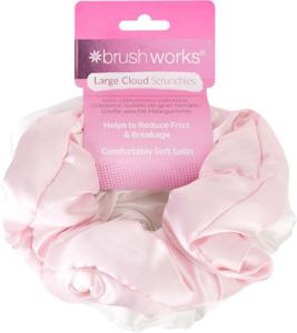 Brushworks Large Cloud Scrunchies Pink & White produkt bild