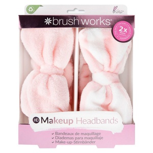 BrushWorks Makeup Headbands 2 stk produktbilde
