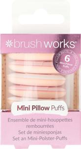 Brushworks Mini Pillow Puffs 6-pack produkt bild