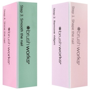 Brushworks Nail Buffing Block Pastel produktbilde