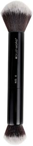 Brushworks No. 6 Double Ended Powder and Buff Brush produkt bild
