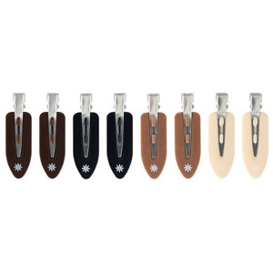 Brushworks Nude No Crease Hair Clips 8pcs produktbillede