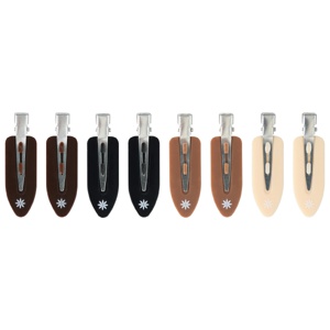Brushworks Nude No Crease Hair Clips 8pcs produktbilde