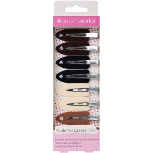Brushworks Nude No Crease Hair Clips (Pack of 8) Produktbild
