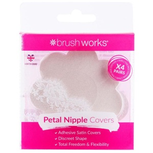brushworks Nude Satin Nipple Covers 4 par produkt bild