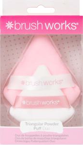 Brushworks Triangular Powder Puff Duo produkt bild