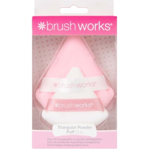 Brushworks Triangular Powder Puff Duo Produktbild