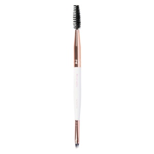 Brushworks White & Gold Brow Duo Brush produktbilde