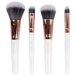 Brushworks White & Gold Travel Makeup Brush Set produktbilde