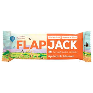 Brynmor Flapjack Abrikos og mandel 80 g produktbillede