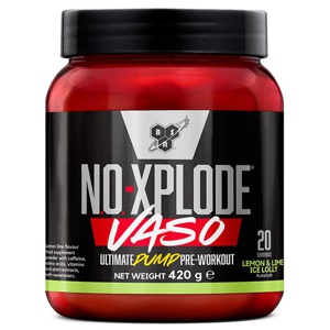 BSN N.O-Xplode Vaso PWO Lemon Lime 420 g produkt bild