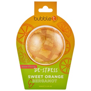 BubbleT Bath Fizzer De-stress Sweet Orange & Bergamot produktbilde