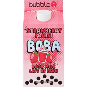 BubbleT Boba Strawberry Bath Milk 480 ml produkt bild