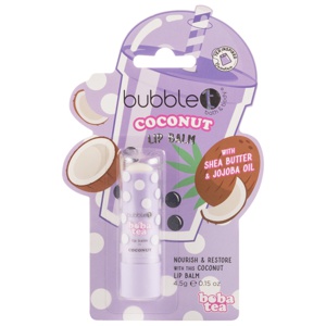 BubbleT Boba Tea Lip Balm Coconut produktbilde