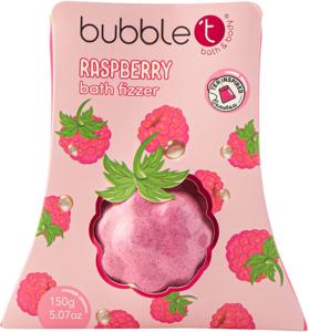 BubbleT Fruitea Raspberry Bath Fizzer 150g produkt bild