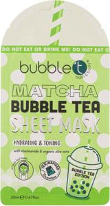 BubbleT Matcha Bubble Tea Sheet Mask 20 ml produkt bild