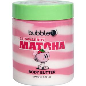 BubbleT Matcha Strawberry Body Butter, 200 ml produkt bild