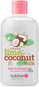 BubbleT Lime & Coconut Milk Smoothie Bath & Shower Gel 500 ml produkt bild