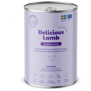 Buddy Delicious Lamb 400 g produkt bild