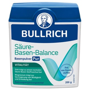Bullrich Säure Basen Balance Basenpulver Pur, 200 g Pulver Produktbild
