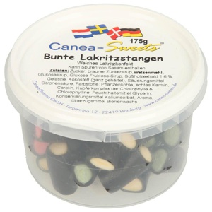 Bunte Lakritzstangen, 175 g n.v. Produktbild