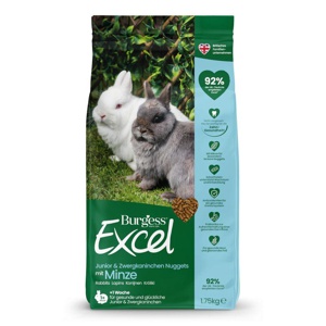 Burgess Excel Junior & Dwarf Rabbit Nuggets mit Minze Produktbild