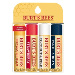 Burt's Bees Lip Balm assorterte smaker 4 stk produktbilde