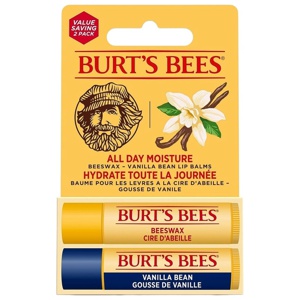 Burt's Bees Lip Balm Duo Beeswax & Vanilla 2 st produkt bild