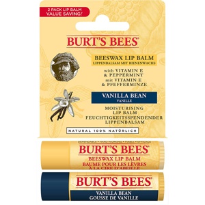 Burt's Bees Lip Balm Duo Beeswax & Vanilla Bean 4,25g + 4,25g 8.5 g produktbillede