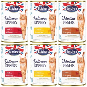 Butcher's Delicious Dinners Katze 6 x 400 g Produktbild