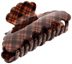 By Lyko Hair Claw Acrylic Quilted Brown produkt bild
