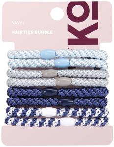By Lyko Hair Ties Bundle Navy produkt bild