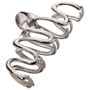 By Lyko Metallic Hair Claw Silver Wave produkt bild