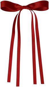 By Lyko Petite Bow Clip Radiant Red produkt bild