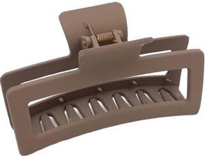 By Lyko Rectangular Rubber Claw XL Brown produkt bild