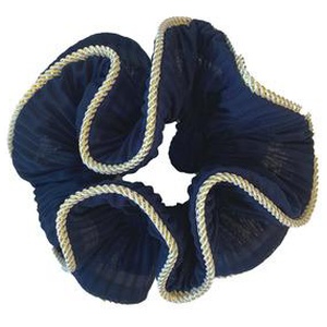 By Stær Lilje Scrunchie - Marineblå produktbillede