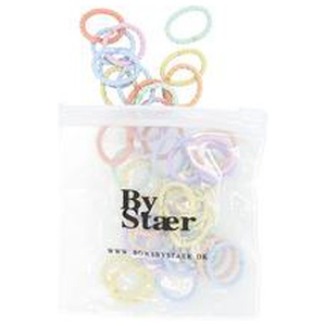 By Stær Mini Hårelastikker Mix 5 - 50 stk. produktbillede