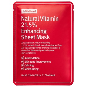 By Wishtrend Natural Vitamin 21.5% Enhancing Sheet Mask 23 ml produkt bild