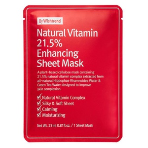 By Wishtrend Natural Vitamin 21.5% Enhancing Sheet Mask produktbilde