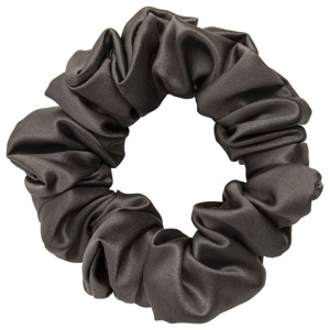 ByBarb Silk Hair Scrunchie Dark Grey produktbilde
