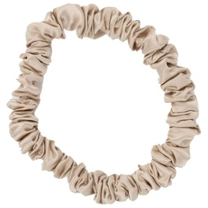 ByBarb Silk Hair Tie Beige produktbilde